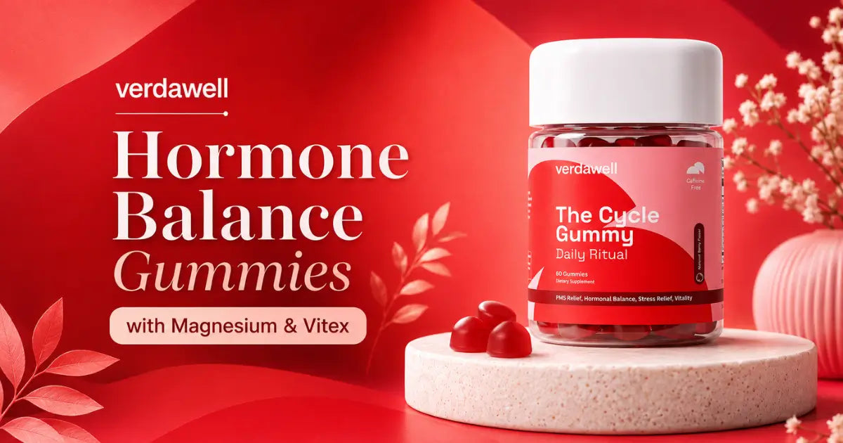 Verdawell hormone balance gummies for women with magnesium and Vitex